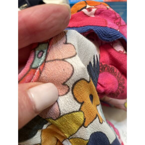 Celia B. Narcisa Mini Dress Womens XS Exaggerated Ruffle Sleeve Floral Print - Picture 7 of 16